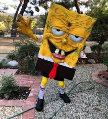 My buddy made this awesome zombie Spongebob cosplay for halloween. : r spongebob