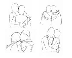 Image of people hugging dimensions drawings dimensions guide. Draw People Hugging With These Four Easy Methods Let S Draw Today