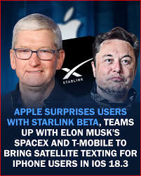 Apple has teamed up with SpaceX and T-Mobile to enable satellite texting in  places without cellular coverage by integrating Starlink's satellite  connectivity into iPhones in the US. More Detail:  https://daily88media.cam/apple-teams-up-with-spacex-t ...