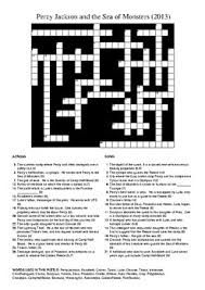 Across 2 a story that is inspired by real life. Percy Jackson Crossword Worksheets Teaching Resources Tpt