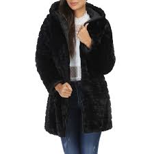 Veste matelassée 100% réversible avec col fourrure amovible. Ø®Ø´Ø¨ÙŠ Ø³Ø§Ø±ÙŠ Ø§Ù„Ø´ÙØ±Ø© Doudoune Reversible Fourrure Femme Psidiagnosticins Com