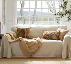 Twill Dropcloth Slipcover Couch Covers Home Slip Covers Couch