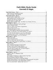 As an amazon associate and apple books affiliate, we earn from qualifying purchases of. Faith Bible Study Guide Kenneth E Hagin Pdf Faith Bible Study Guide Kenneth E Hagin How Faith Comes U2013 Part 1 6 Faith Comes By Hearing The Word 6 How Course Hero