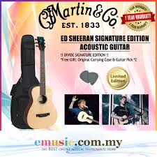 Jom tengok vlog #jaaroadtoedsheeran di malaysia bersempena konsert ed sheeran di axiata arena bukit jalil.tengok sampai. Martin Co Ed Sheeran Signature Edition Acoustic Guitar Shopee Malaysia