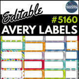5160 templates avery easy peel white mailing labels for laser printers, 1 x 2.62. Avery Labels 5160 Worksheets Teaching Resources Tpt