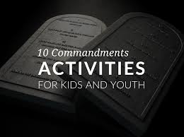 Free printable bible activity sheets for teens puzzles. 10 Commandments Activities For Kids And Youth