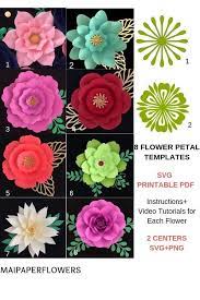 Maybe you would like to learn more about one of these? Giant Paper Flower Template Svg Dxf Png Set Large Paper Etsy Paper Flower Template Flower Petal Template Giant Paper Flowers Template