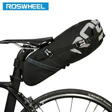 Discount This Month Roswheel 131414 Bicycle Seatpost Bag Bike Saddle Seat Storage Pannier Cycling Mtb Road Rear Pack Bike Seat Bag Bike Saddle Bags Bike Saddle