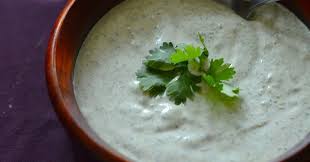 Cumin Cilantro Yogurt Sauce - Always Order Dessert