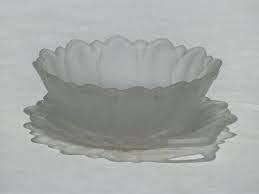 We did not find results for: Wild Rose Flower Pattern Frosted Satin Glass Vintage Tray Serving Bowl