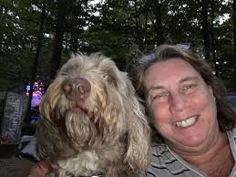 This is our girl Roo ,she is 4 years old doing one of her favorite  things,she knows we laugh every time she does it.