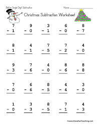 Resources Have Fun Teaching Subtraction Worksheets Christmas Worksheets Addition And Subtraction Worksheets
