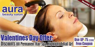 Take care of yourselves ☕️. Aura Beauty Salon Malad W Mumbai Valentines Day Hair Services Deals 2021