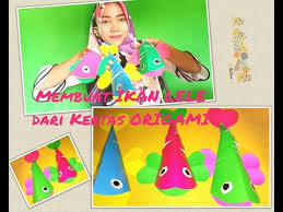 Kreatifitas Tema Binatang Membuat Ikan Lele Dari Kertas Origami Unik Youtube
