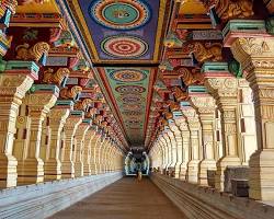 Image of Ramanathaswamy Temple long corridor