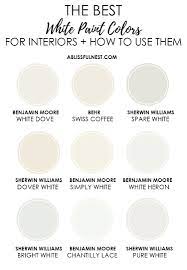 Very cool gray colors might not play well with very warm white trim. Best White Paint Colors For Interiors How To Decorate With White A Blissful Nest