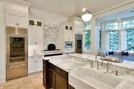 Carrara Marble Countertop Dark Wood Island New Kitchen Designs Best Kitchen Designs Kitchen Cabinets Light Wood