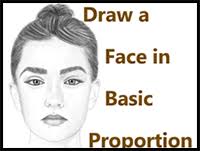 Line your straight edge or ruler up to the marking labelled 'h' and draw a straight line through the face. How To Draw The Human Face Lips Eyes Mouth Nose Ears With Drawing Faces Lessons Tutorials From Our Drawing Help Reference Directory