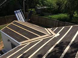 Finished Putting Down Furring Strips On Garage Diy Metal Roof Metal Roof Over Shingles Metal Roof