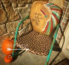 Metal Chair Revamp Painted Metal Chairs Metal Chairs Painting Metal Outdoor Furniture