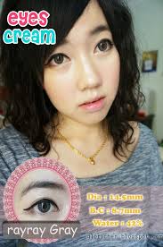 Glory Chen: Lens Review #6: GEO Eyescream Ray Ray Gray  [GeoColouredLenses.com]