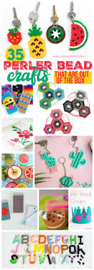 Perler Bead Roundup A Girl And A Glue Gun Diy perler bead earbud holder!