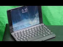 How To Set Up And Bluetooth Pair Zagg Folio Keyboard Cover With Your Apple Ipad Mini Youtube