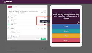 Tap again to see the term. Using The Quizizz Editor Help Center