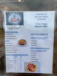Take a look inside our louisville restaurant and get details on parking, what's nearby and our ruth's chris steak house in louisville provides a breathtaking view of the city from the 16th floor of the. Online Menu Of Pier 17 Cajun Seafood Bar Restaurant Louisville Kentucky 40299 Zmenu