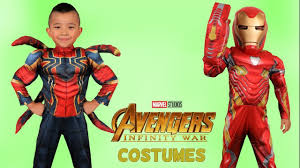 This costume includes a jumpsuit with a padded printed chest and padded upper. Disney Marvel Infinity War Iron Spider Iron Man Costumes Fun With Ckn Toys Youtube
