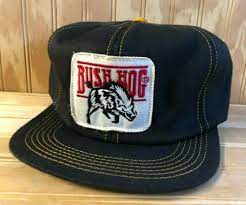 Vintage K Brand Product Bush Hog Trucker Hat Farmer Cap Rare Patch Black Gold Kbrand Truckerhat Casual Vintage Trucker Hats Trucker Hat Hats