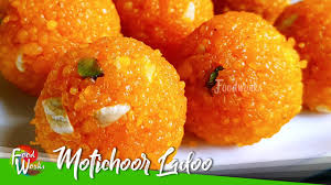 Motichoor Ladoo Recipe How To Make Motichur Ladoo Perfect Laddu Indian Sweets Foodworks Youtube