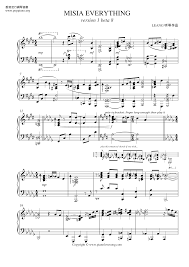 Everything is the seventh single released by misia. Misia Everything Sheet Music Pdf ãƒŸãƒ¼ã‚·ãƒ£ Free Score Download