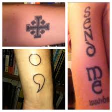 Tattoo artist, wassim razzouk takes a picture on a mobile phone showing an ancient wooden tattoo stamp displayed near a recently completed tattoo at his studio, jerusalem's old city november 27, 2017. Tattoo Shop Sententias