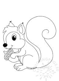 Squirrel and acorn coloring pages for preschoolers. Printable Coloring Sheets Summer Novocom Top