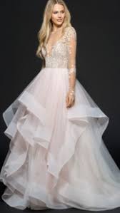 Kleinfield Dresses Blush And Off White Gelinlik Elbiseler Gelin