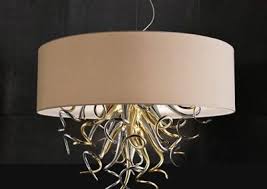Colors and shapes fully customizable. Hand Blown Glass Chandeliers Atrium Interiors