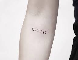 Maybe you would like to learn more about one of these? Roman Numerals Tattoo Fineline Minimalist Roman Tattoo Roman Numeral Tattoos Roman Numeral Tattoo Arm