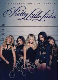 Pretty Little Liars Season 7 Dvd Box Cover Signed By Lucy Hale Pretty Little Liars Series Pretty Little Liars Seasons Pretty Little Liars