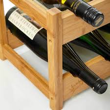 Flaschenregal 10 cm breit : Bambuswald Weinregal 2 Etagen 12 O 8 Flaschenaus 100 Bambus Flaschenregal Avocadostore