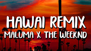 So now he's your heaven. Maluma The Weeknd Hawai Remix Letra Lyrics Youtube