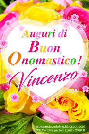 Cdb Cartoline Per Tutti I Gusti Cartolina Auguri Di Buon Onomastico Vinc Buon Onomastico Onomastico Auguri Di Buon Compleanno