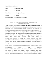 Assalamualaikum warahmatullahi wabarokotuhini adalah tugas review jurnal saya nama : Doc Tugas Manajemen Keuangan Critical Review Andro Yugo Academia Edu