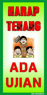 Tenang ihsg, ini hanya ujian. Harap Tenang Ada Ujian Uthekku