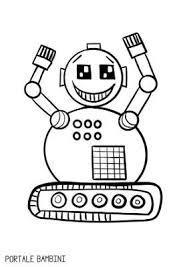 Disegni Di Robot Da Colorare Per Bambini Portale Bambini Disegni Disegni A Mano Colori