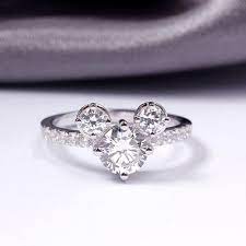 Mickey Minnie Mouse Ears Fairy Tale Wedding Ring Disney Etsy In 2021 Disney Wedding Rings Etsy Wedding Rings Cinderella Engagement Rings