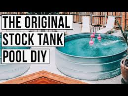 Video 4k e hd pronti per qualsiasi montaggio video digitale. The Original Stock Tank Pool Diy Youtube