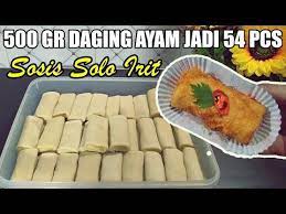 Ide Bakulan Sosis Solo Frozen Goreng Irit Telur Youtube Makanan Beku Resep Ikan Bakar Makanan
