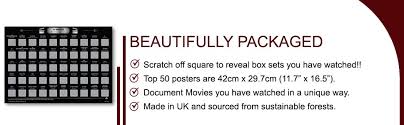 From comedies, to tearjerkers, to musicals, and classics. Global Walkabout Top 50 Movies Bucket List Scratch Off Poster Black Amazon Co Uk Kitchen Home