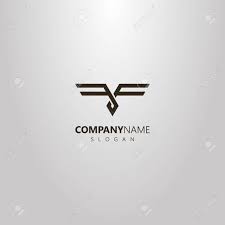 Boston college eagles 02 logo png transparent & svg vector. Black And White Simple Vector Geometric Outline Flat Art Logo Royalty Free Cliparts Vectors And Stock Illustration Image 108563445